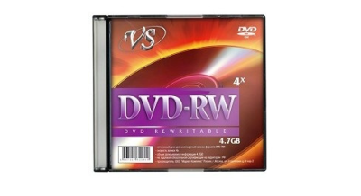 VS DVD-RW 4,7 GB 4x SL/5 (VSDVDRWSL501) фото в интернет-магазине Business Service Group