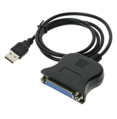 ORIENT Кабель-адаптер  ULB-225, USB Am to LPT DB25F, 0.85м, крепеж разъема - гайки фото в интернет-магазине Business Service Group