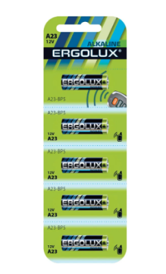 Ergolux LR23A BL-5 (A23-BP5, батарейка,12В) (5 шт. в уп-ке) фото в интернет-магазине Business Service Group