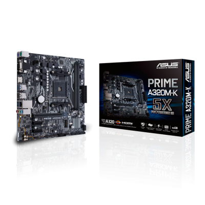 ASUS PRIME A320M-K RTL {Soc-AM4, AMD A320 2xDDR4 mATX AC`97 8ch(7.1) GbLAN RAID+VGA+HDMI} фото в интернет-магазине Business Service Group