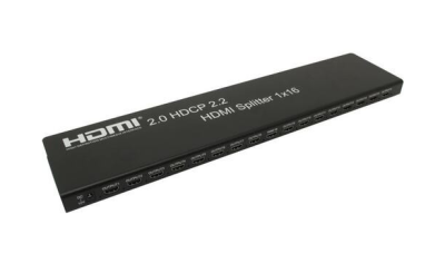ORIENT HSP0116H-2.0, HDMI 4K Splitter 1-16, HDMI 2.0/3D, HDR, UHDTV 4K/ 60Hz (3840x2160)/HDTV1080p, HDCP2.2, EDID управление, RS232 порт, IR вход, внешний БП 5В/3А, метал.корпус (31097) фото в интернет-магазине Business Service Group