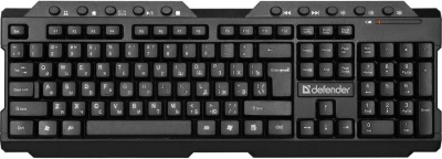 Defender Клавиатура Element HB-195 RU [45195] {Беспроводная черный, мультимедиа} фото в интернет-магазине Business Service Group