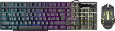 Defender Клавиатура + мышь Sydney C-970 RU черный [45970] {Проводной набор} фото в интернет-магазине Business Service Group