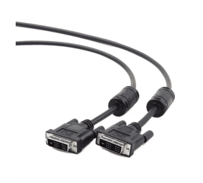 Кабель DVI-D dual link Gembird/Cablexpert , 25M/25M, 4.5м, черный, экран, феррит.кольца, пакет (CC-DVI2-BK-15) фото в интернет-магазине Business Service Group