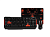 Игровой набор клавиатура + мышь + коврик Sven GS-9000 (114кл.8 смен. кл., 600-1800DPI, 5+1кн.)