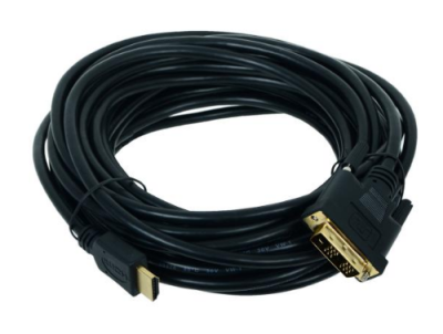 Кабель HDMI-DVI Gembird, 10м, 19M/19M, single link, черный, позол.разъемы, экран [CC-HDMI-DVI-10MC] фото в интернет-магазине Business Service Group