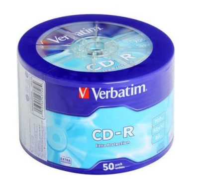 Verbatim  Диски CD-R  50шт. 52x 700Mb, Cake Box (43728) фото в интернет-магазине Business Service Group
