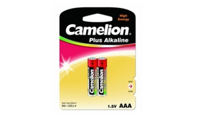 Camelion  LR03  Plus Alkaline BL-2 (LR03-BP2, батарейка,1.5В)  (2 шт. в уп-ке) фото в интернет-магазине Business Service Group