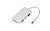 ORIENT Кабель-адаптер C331W Mini DisplayPort M - HDMI/ DVI/ VGA+Audio, длина 0.2 метра, белый (30985)