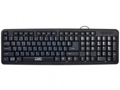 CBR KB 107 Black USB, Клавиатура 104 кл., офисн. фото в интернет-магазине Business Service Group