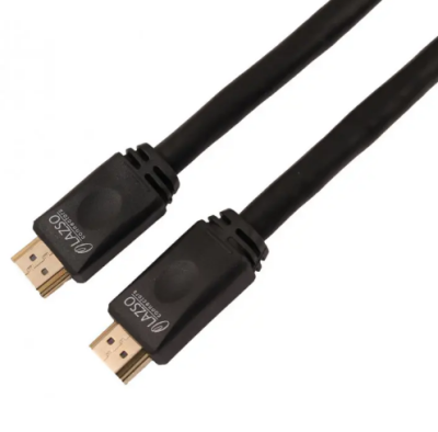 Кабель аудио-видео LAZSO WH-111 HDMI (m)/HDMI (m) 20м. Позолоченные контакты черный (WH-111(20M)) фото в интернет-магазине Business Service Group