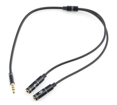 Кабель аудио Cablexpert CCAB-02-35MYHM-0.2MB. 3.5 джек 4pin(M)/2х 3.5 джек(F) наушники и микрофон, черный, 0.2м, блистер фото в интернет-магазине Business Service Group