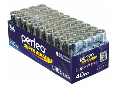 Perfeo LR03/40BOX Super Alkaline (40 шт. в уп-ке) фото в интернет-магазине Business Service Group