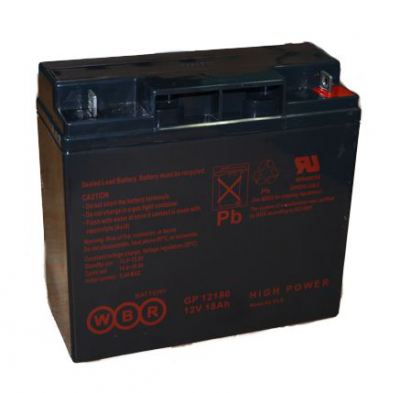 Аккумуляторная батарея WBR GPL 12180 12V 18 Ah фото в интернет-магазине Business Service Group