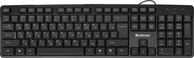 Defender Клавиатура  Next HB-440 RU [45440] {Проводная, полноразмерная, черная} фото в интернет-магазине Business Service Group