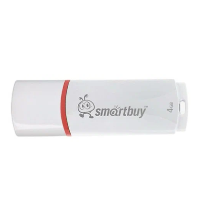 Smartbuy USB Drive 4Gb Crown White SB4GBCRW-W фото в интернет-магазине Business Service Group