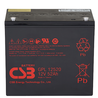 Аккумуляторная батарея GPL12520 CSB фото в интернет-магазине Business Service Group