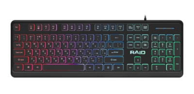 Defender Клавиатура Raid GK-778DL RU [45778] {Проводная игровая, Rainbow,104 кнопки} фото в интернет-магазине Business Service Group