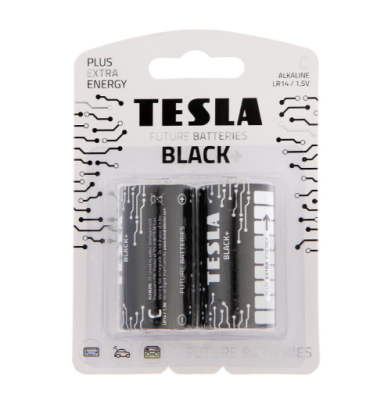 Tesla BLACK C+ Alkaline блистер  (2 шт. в уп-ке) фото в интернет-магазине Business Service Group
