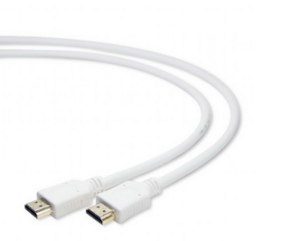Кабель HDMI Gembird/Cablexpert , 3м, v1.4, 19M/19M, белый, позол.разъемы, экран, пакет(CC-HDMI4-W-10) фото в интернет-магазине Business Service Group