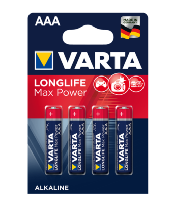 VARTA LR03/4BL LONGLIFE MAX POWER 4703 (4 шт. в уп-ке) фото в интернет-магазине Business Service Group