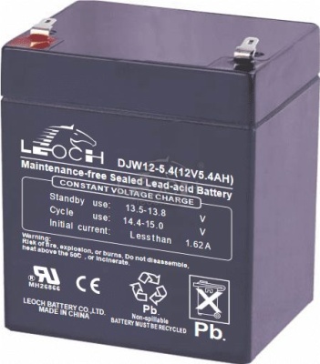 Аккумуляторная батарея DJW12-5.4 (12В5.4Ач) фото в интернет-магазине Business Service Group