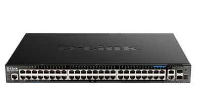 D-Link DGS-1520-52MP/A1A Управляемый L3 стекируемый коммутатор с 44 портами 10/100/1000Base-T, 4 портами 100/1000/2.5GBase-T, 2 портами 10GBase-T и 2 портами 10GBase-X SFP+ фото в интернет-магазине Business Service Group